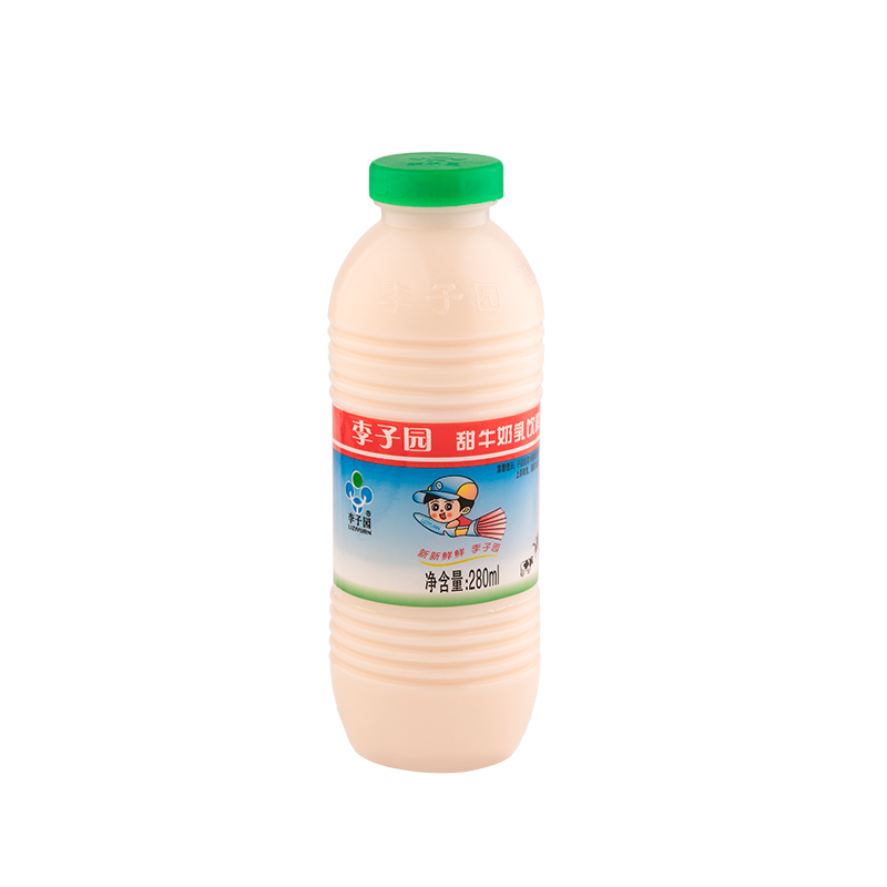 甜牛奶乳饮料，，单瓶净含量280ml
