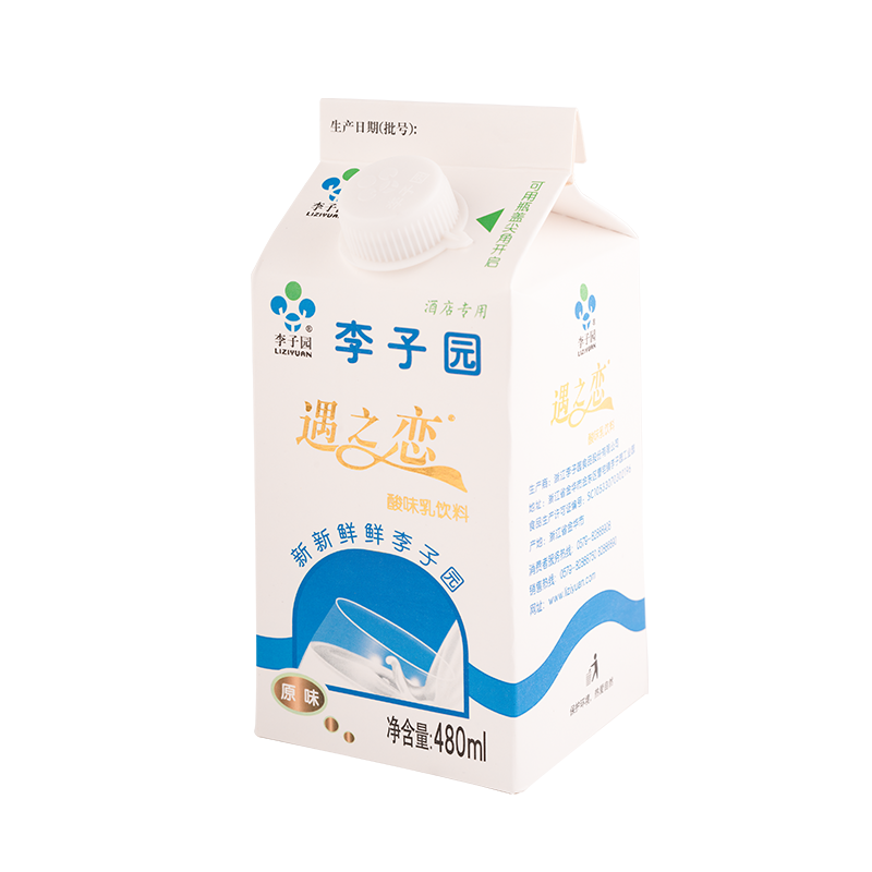 “遇之恋”酸味乳饮料，单盒净含量480ml